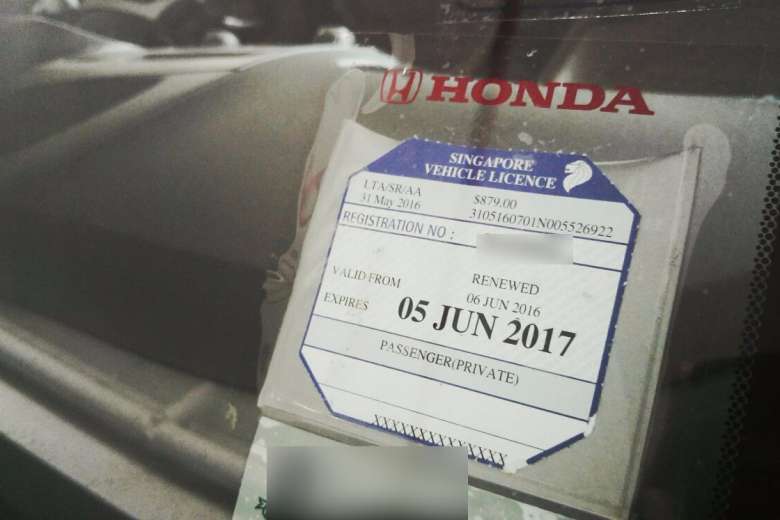 car tax in singapore