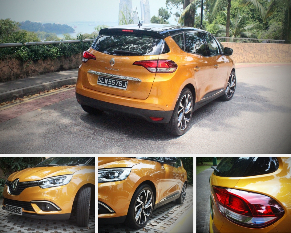 Exterior of the Renault Scenic from various angles