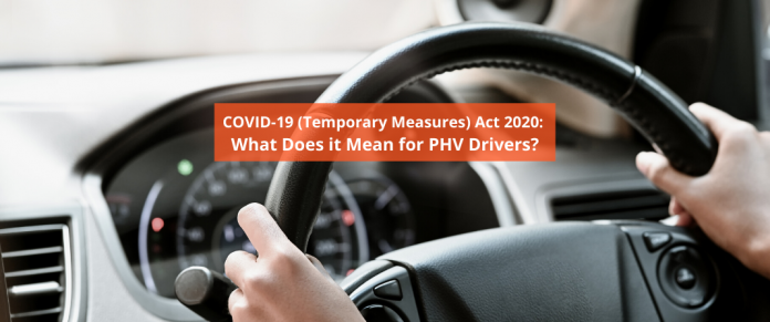 COVID-19 Tindakan Sementara Tindakan untuk Driver PHV